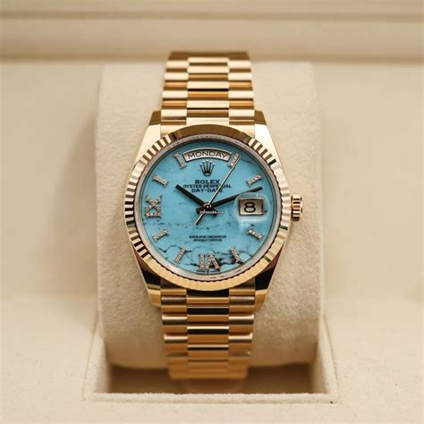 rolex day date 36 turquoise|Rolex Day-Date watch.